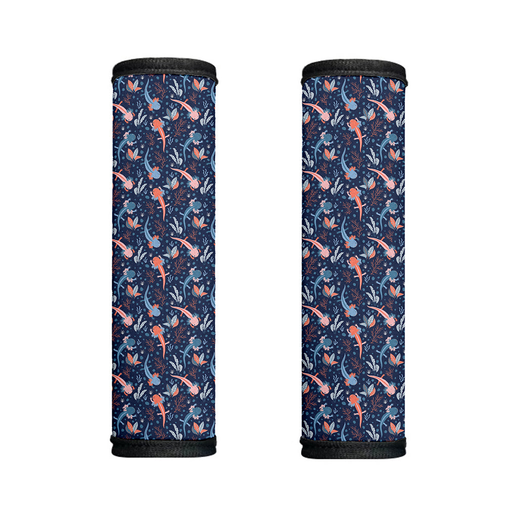 Blue Axolotl Pattern Print Handle Covers