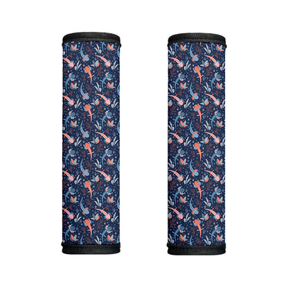 Blue Axolotl Pattern Print Handle Covers