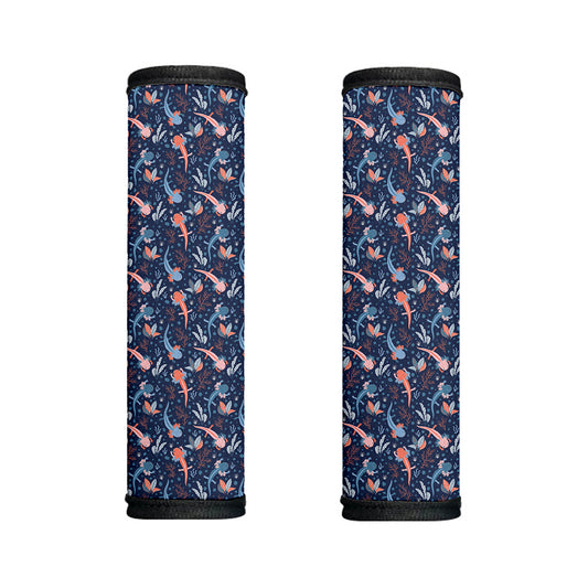 Blue Axolotl Pattern Print Handle Covers