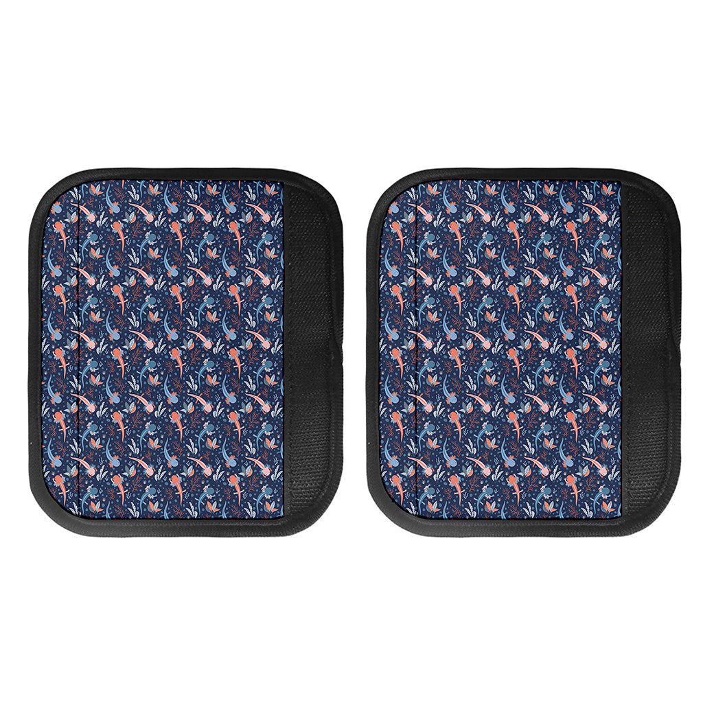 Blue Axolotl Pattern Print Handle Covers