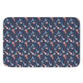 Blue Axolotl Pattern Print Indoor Door Mat