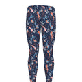 Blue Axolotl Pattern Print Men's Leggings