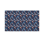 Blue Axolotl Pattern Print Polyester Flag