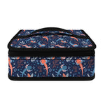 Blue Axolotl Pattern Print Small Lunch Bag