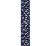 Blue Axolotl Pattern Print Table Runner