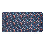 Blue Axolotl Pattern Print Towel