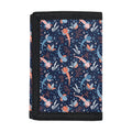 Blue Axolotl Pattern Print Trifold Wallet