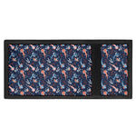 Blue Axolotl Pattern Print Trifold Wallet