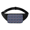 Blue Axolotl Pattern Print Waist Bag