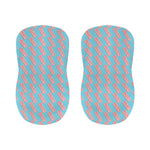 Blue Bacon Pattern Print Bar Stool Covers