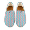 Blue Bacon Pattern Print Casual Shoes