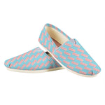 Blue Bacon Pattern Print Casual Shoes