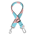 Blue Bacon Pattern Print Dog Seat Belt