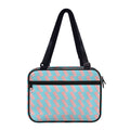 Blue Bacon Pattern Print Double Strap Bible Bag