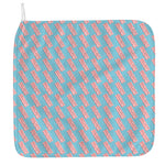 Blue Bacon Pattern Print Hand Towel