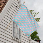 Blue Bacon Pattern Print House Flag