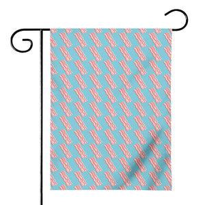 Blue Bacon Pattern Print House Flag