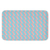 Blue Bacon Pattern Print Indoor Door Mat