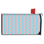 Blue Bacon Pattern Print Mailbox Cover