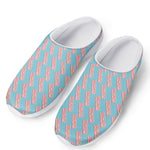 Blue Bacon Pattern Print Mesh Casual Shoes
