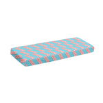 Blue Bacon Pattern Print Piano Keyboard Cover