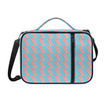 Blue Bacon Pattern Print Shoulder Strap Bible Bag