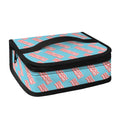 Blue Bacon Pattern Print Small Lunch Bag