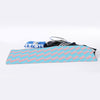 Blue Bacon Pattern Print Sports Towel