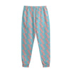 Blue Bacon Pattern Print Sweatpants