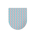 Blue Bacon Pattern Print Toilet Lid Cover