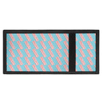 Blue Bacon Pattern Print Trifold Wallet