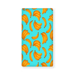 Blue Banana Pattern Print Baby Crib Sheet