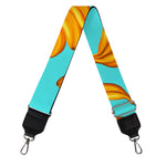 Blue Banana Pattern Print Bag Strap