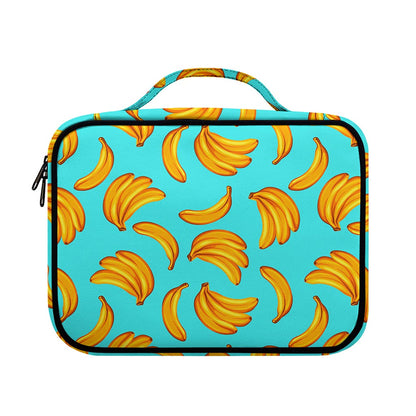 Blue Banana Pattern Print Briefcase Bible Bag