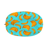 Blue Banana Pattern Print Car Side Mirror Covers