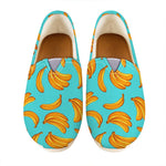 Blue Banana Pattern Print Casual Shoes