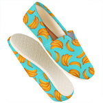 Blue Banana Pattern Print Casual Shoes