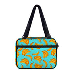 Blue Banana Pattern Print Double Strap Bible Bag
