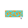 Blue Banana Pattern Print Extended Mouse Pad