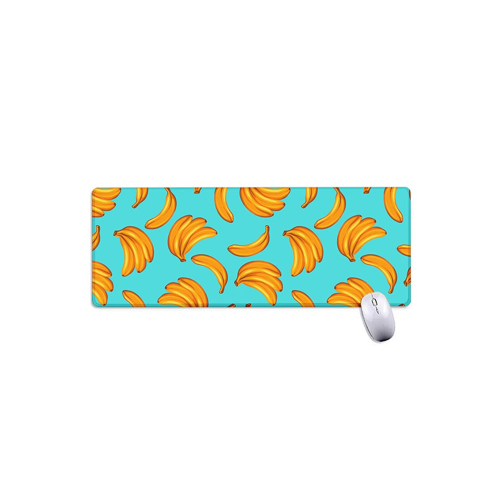 Blue Banana Pattern Print Extended Mouse Pad