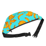 Blue Banana Pattern Print Fanny Pack