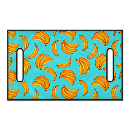 Blue Banana Pattern Print Golf Cart Seat Cover