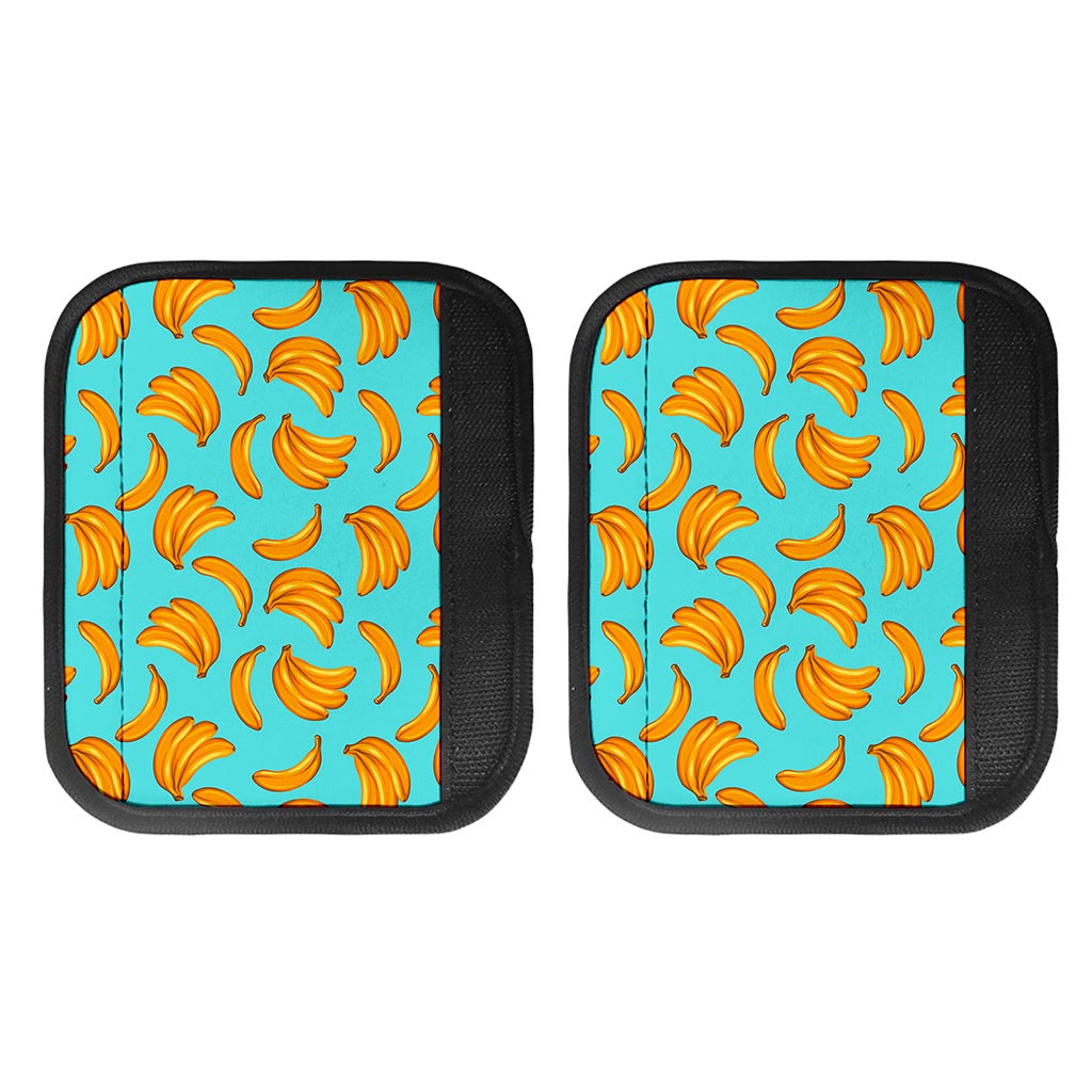 Blue Banana Pattern Print Handle Covers