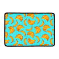 Blue Banana Pattern Print Kitchen Mat