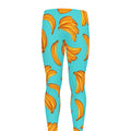 Blue Banana Pattern Print Men's Leggings