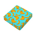 Blue Banana Pattern Print Outdoor Seat Cushion Cover