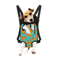 Blue Banana Pattern Print Pet Carrier Backpack