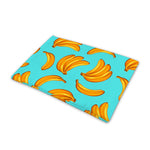Blue Banana Pattern Print Pet Cooling Mat Cover