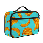 Blue Banana Pattern Print Portable Lunch Bag