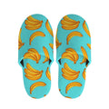 Blue Banana Pattern Print Slippers